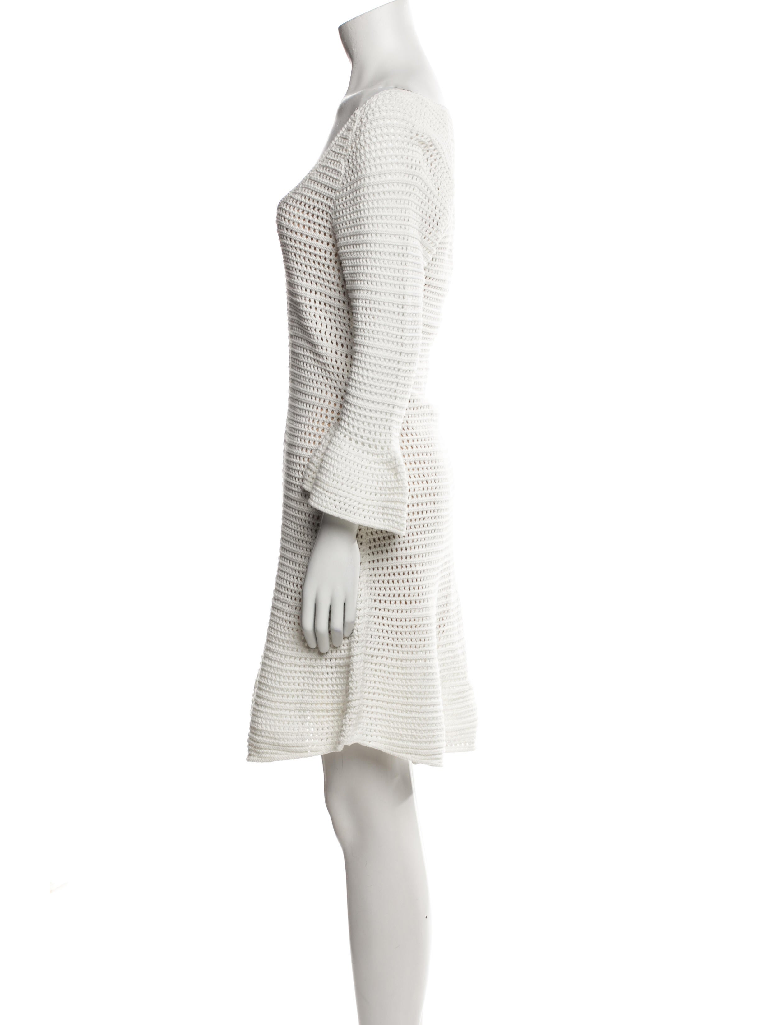 Intermix Scoop Neck Knee-Length Dress w/ Tags